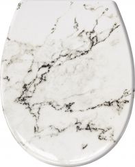  Lunette de WC Marble anthracite 37 x 45 cm  