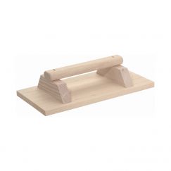 Frottoir, rectangulaire, en bois Grandeur mm: 210/130, Epaisseur mm: 12