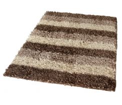  Tapis de bain Lounge taupe 60 x 100 cm 