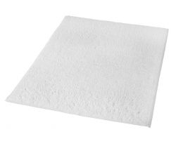  Tapis de bain Kansas blanc 80 x 140 cm 