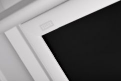 Store d'obscurcissement white line noir 78 cm x 98 cm VELUX INTEGRA® Solar automatique