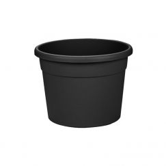 Pot pour plantes "Diana" anthracite Dimension extérieure Ø cm: 25, Sc. "EOLO" Ø cm: 24