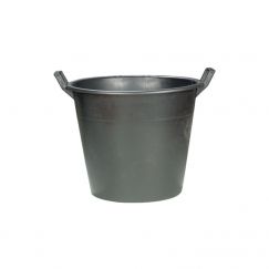 Pot pour planter avec 2 poignées, noir Dimension extérieure Ø cm: 55, Litres: 65