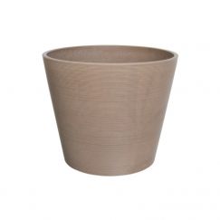 Pot pour plantes "Varese" taupe Dimension extérieure Ø cm: 30, Hauteur: 24.6