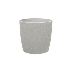 Pot pour plantes "Modena" stone white dimension extérieure Ø cm: 30, hauteur: 29