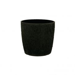 Pot pour plantes "Modena" black dimension extérieure Ø cm: 25, hauteur: 24