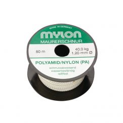 Cordeau pour plomb de maçons en nylon Longueur m: 100, Ø mm: 1.2