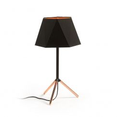 Lampe Neil noir, cuivre