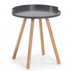 Table basse Bruk wood graphite, bois clair