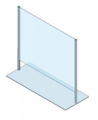 Protection en verre de sécurité trempé (ESG) et aluminium PRO-CV 4 900 x 958 mm