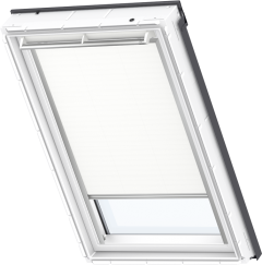 Store d'obscurcissement blanc 55 cm x 78 cm VELUX INTEGRA® Solar automatique    