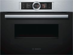 Bosch CMG676BS1 Four compact + micro-ondes combiné Inox