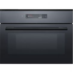 Electrolux EB4PL90KSP Kompakt-Kombi-Mikrowellengerät, Chrom mit Antifingerprint Beschichtung