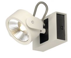 KALU LED 1 Wand- und Deckenleuchte, weiss/schwarz, 3000K, 60°