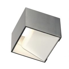 LOGS IN LED lampada da parete, alluminio/bianco, 2000K-3000K dim to warm