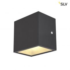 SITRA CUBE WL, lampada a parete/plafone LED per esterni, antracite, IP44, 3000K, 10W