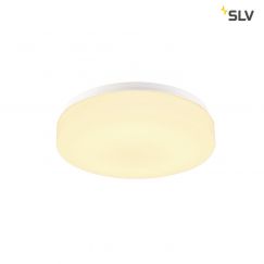 Applique et plafonnier d’extérieur en saillie LIPSY 30 Drum CW, LED, blanc, IP44, 3000/4000K