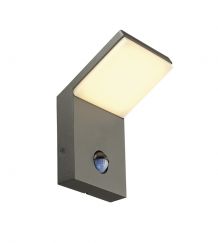 ORDI LED lampada da parete, antracite, 3000K, con sensore,