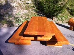 Table extérieure robuste 300 cm imprégnée